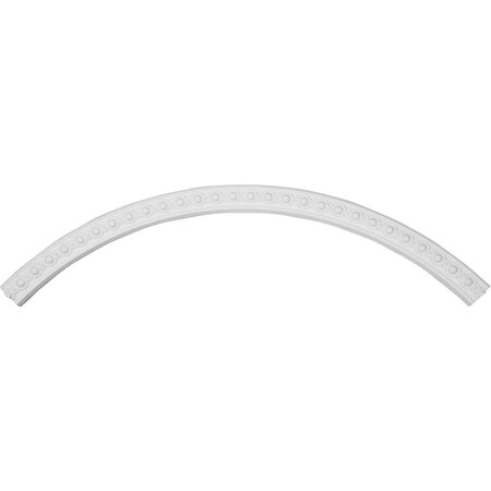 Ekena Millwork 94 1/2"OD x 86 5/8"ID x 4"W x 1 1/4"P Hillsborough Ceiling Ring (1/4 of complete circle) CR95HI